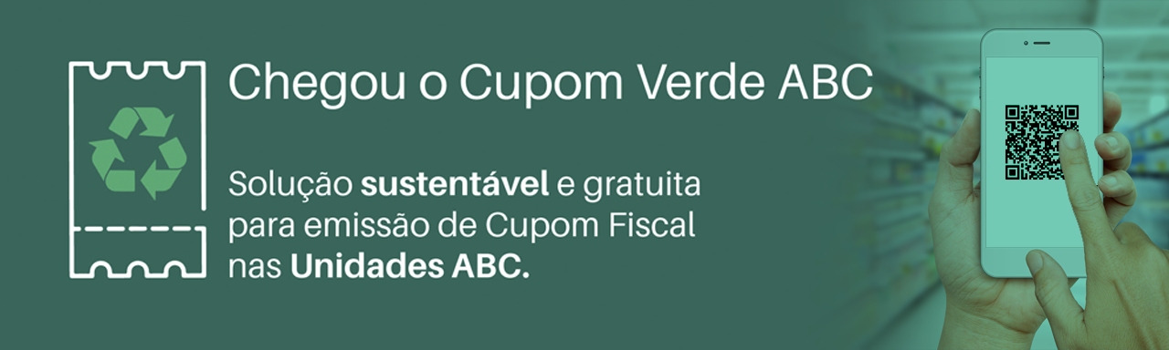Chegou o Cupom Verde ABC